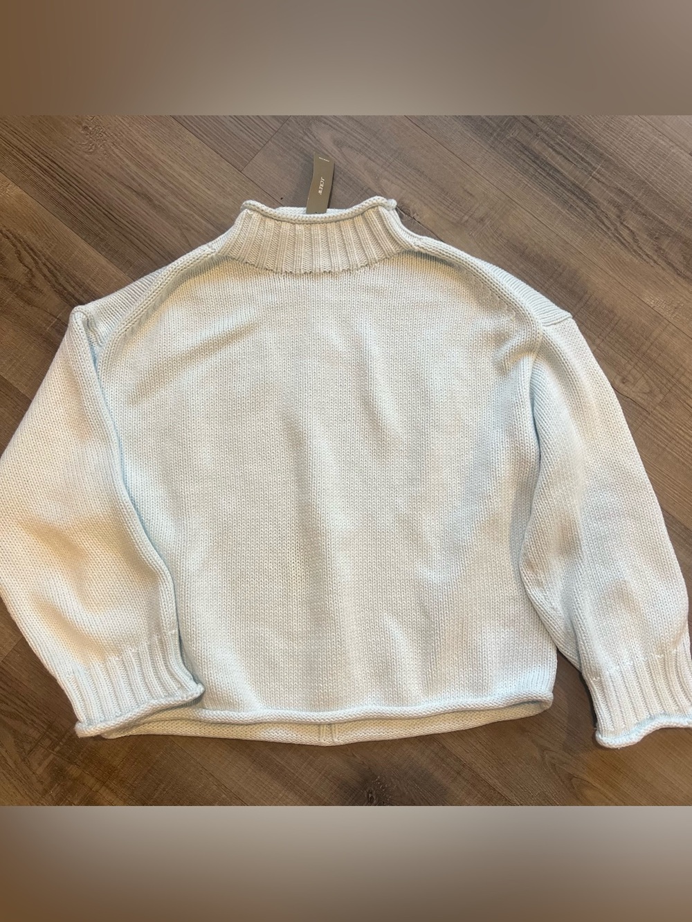 NWT J.Crew 2025 Rollneck Sweater Sheer Blue - Picture 3 of 5